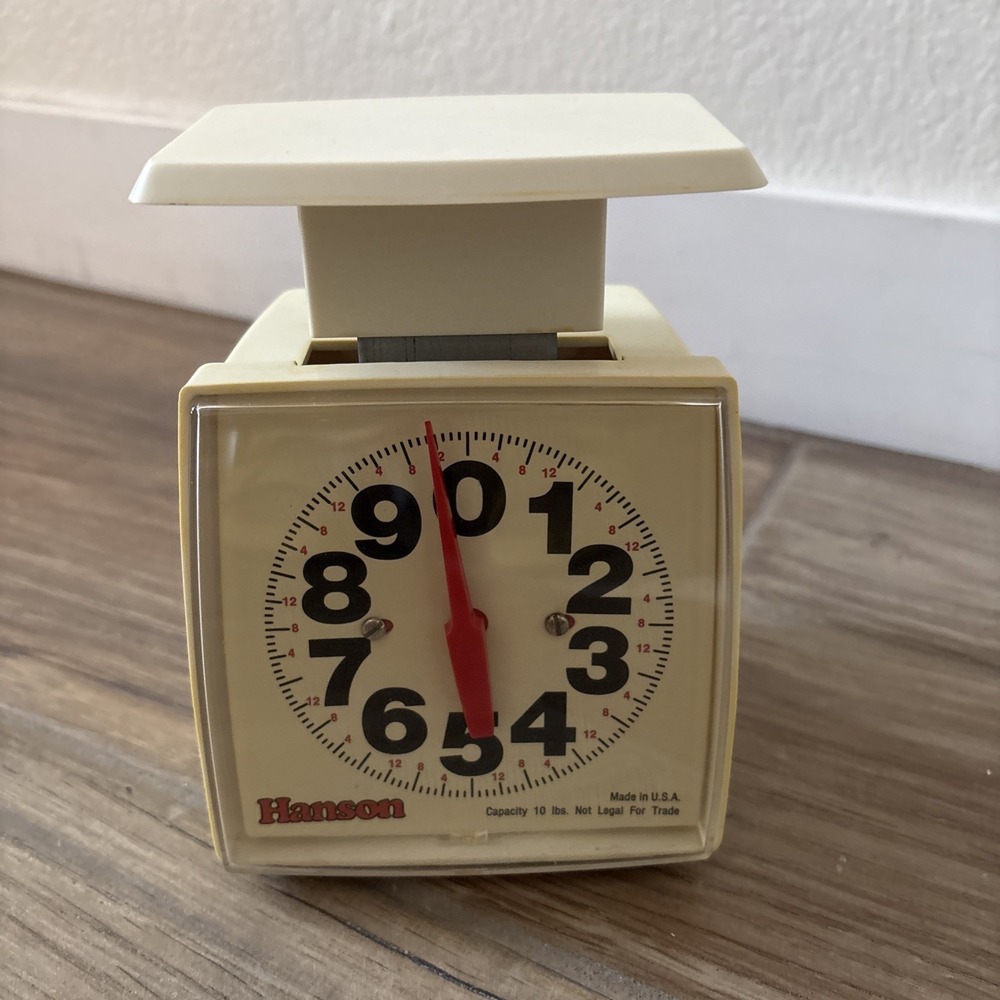 Vintage HANSON 10lb Max Weight Utility Kitchen Scale USA Tested‎